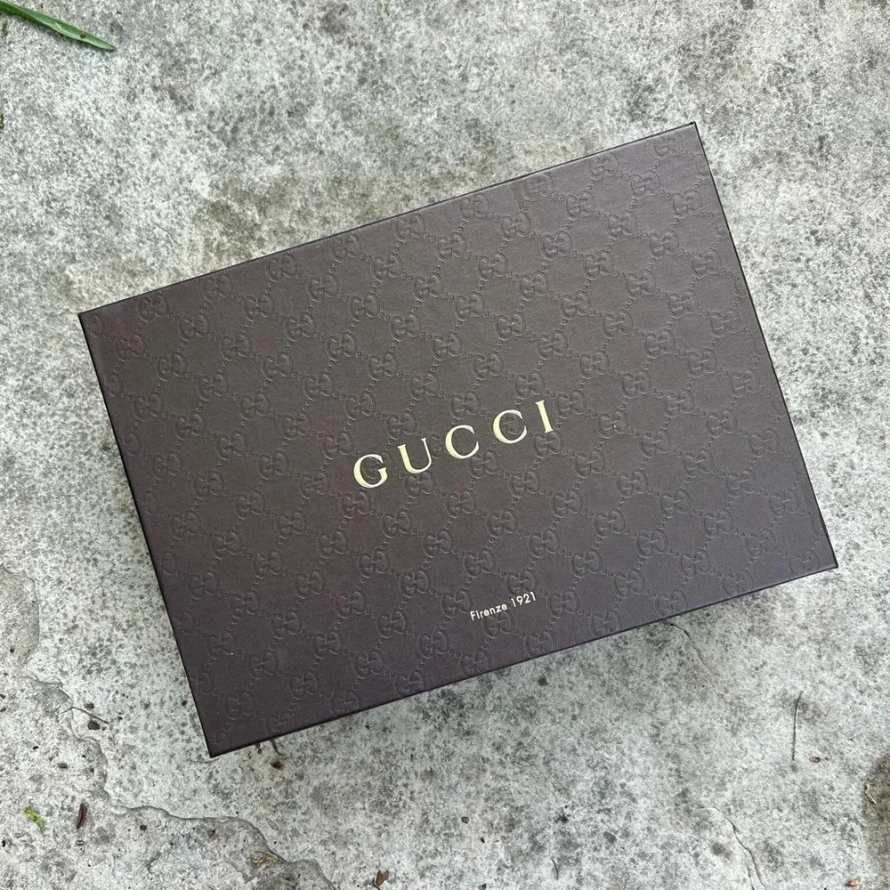 Gucci Kid Scamosciato Cuir Platform Heels, size  37 - Picture 11 of 14